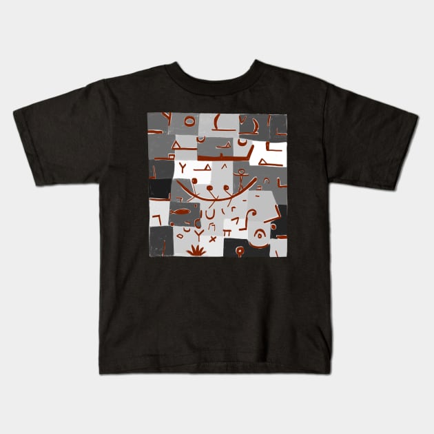 Paul Klee Inspired - Legend of the Nile #2 Kids T-Shirt by shamila